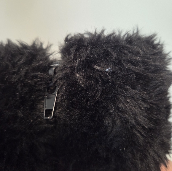 G By Guess Black Lace Up And Zip Stacked Heel Boots Studded Size 7.5 M - Picture 7 of 16